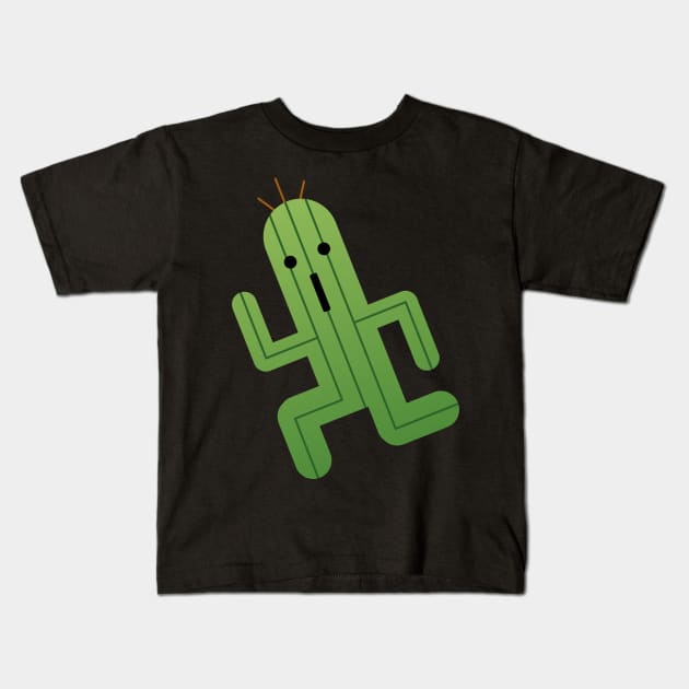 Cactuar Kids T-Shirt by SalwaSAlQattan